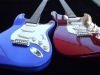 OzzTosh Lumacaster Blue & Red Guitar